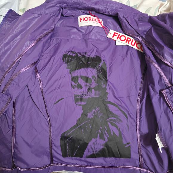 FIORUCCI Biker Jacket Cropped Gorpcore Rain Coat Lightweight size 40 or US 6 - Picture 3 of 8